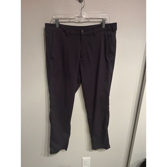 Lululemon Commission Slim-Fit Wool-Blend Pant Mens Size 34 34x28 Gray - Picture 1 of 9